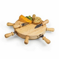 Mariner Helm-shaped Cheese/Cutting Board with 4 Cheese Tools